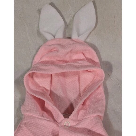 NWT Baby Vtg Easter Outfit Bunny Sleeper My First Ears Pajamas Honors 9 Months - Picture 6 of 16